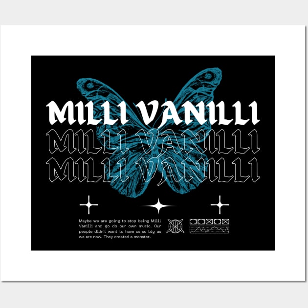 Milli Vanilli // Butterfly Wall Art by Saint Maxima